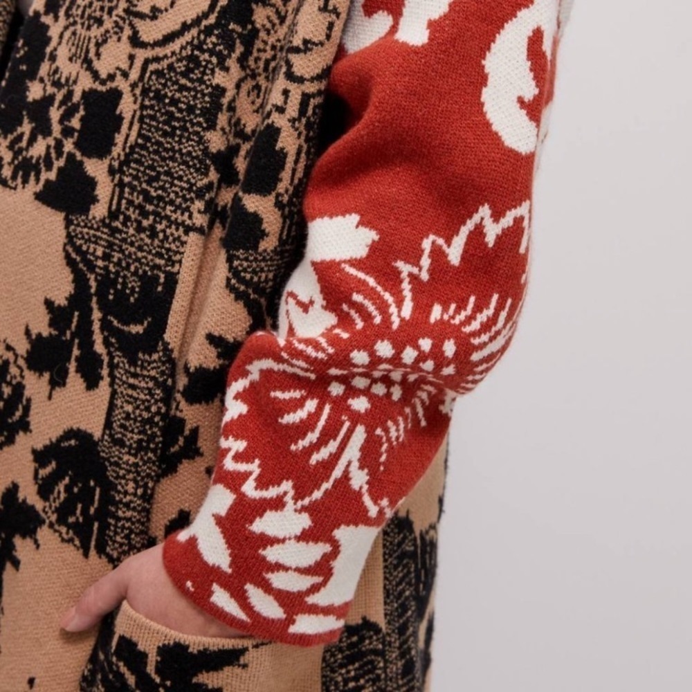 Anthropologie - Lola Cocoon Open Front Knit Cardigan - Picture 9 of 16